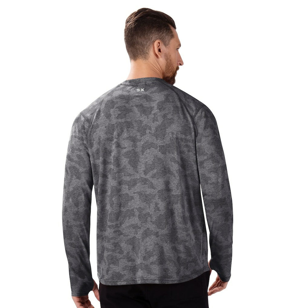 MSX by Michael Strahan Performance Camo Long Sleeve T-Shirt - Pittsburgh Steelers T-shirts