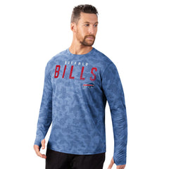 MSX by Michael Strahan Performance Camo Long Sleeve T-Shirt - Buffalo Bills T-shirts
