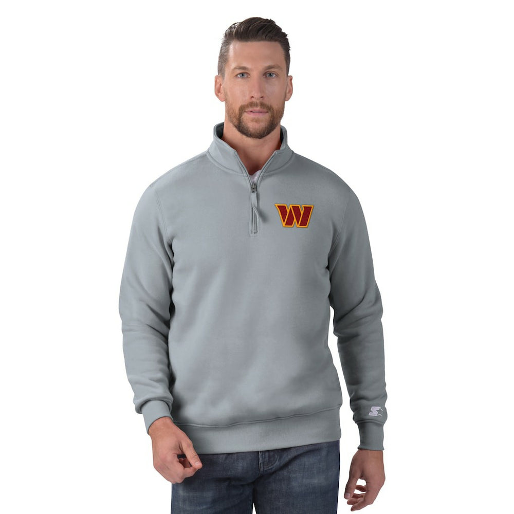 Starter Classic Quarter-Zip Pullover Sweatshirt - Washington Commanders Pullover