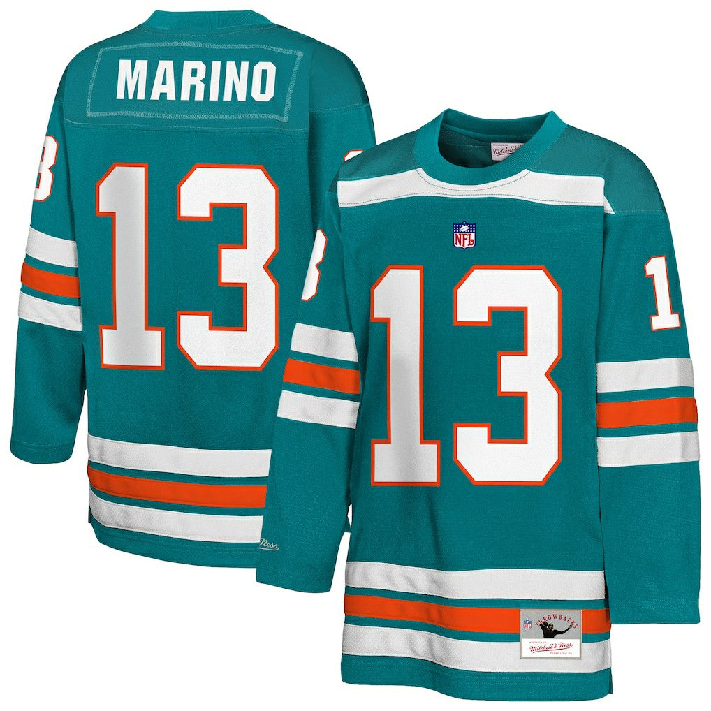 Dan Marino  Youth Hockey Fashion Jersey - Miami Dolphins Jerseys