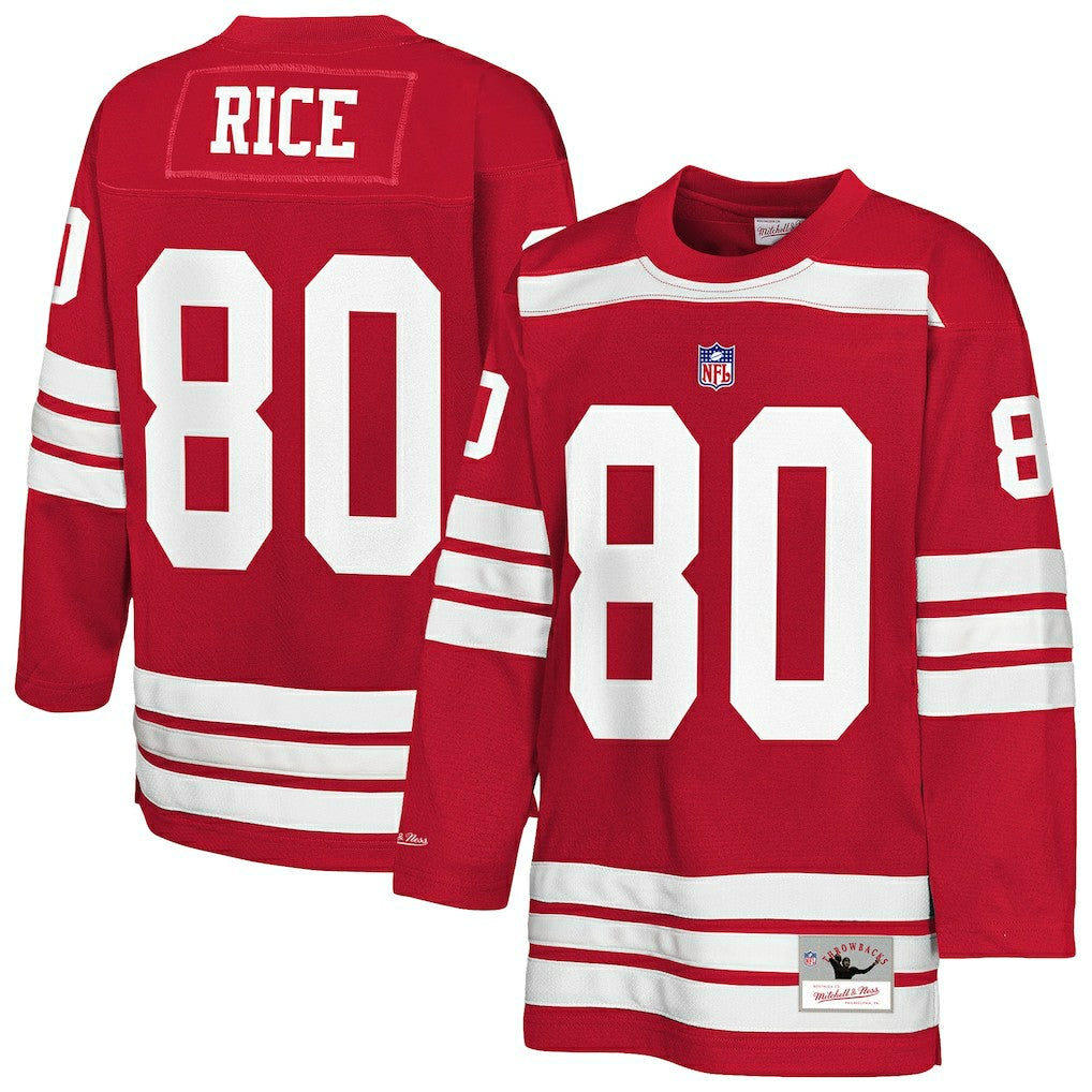 Jerry Rice  Youth Hockey Fashion Jersey - San Francisco 49ers Jerseys