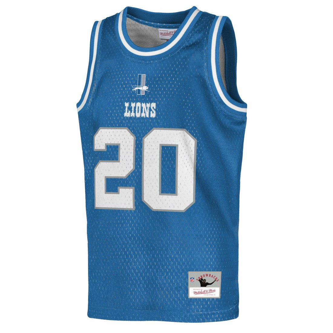 Barry Sanders  Youth Retired Player NFL Basketball Fashion Jersey - Detroit Lions Jerseys