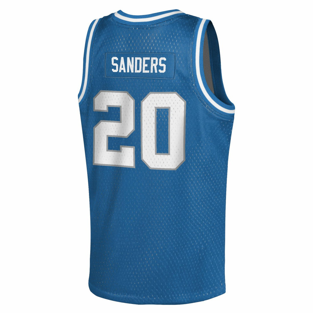 Barry Sanders  Youth Retired Player NFL Basketball Fashion Jersey - Detroit Lions Jerseys