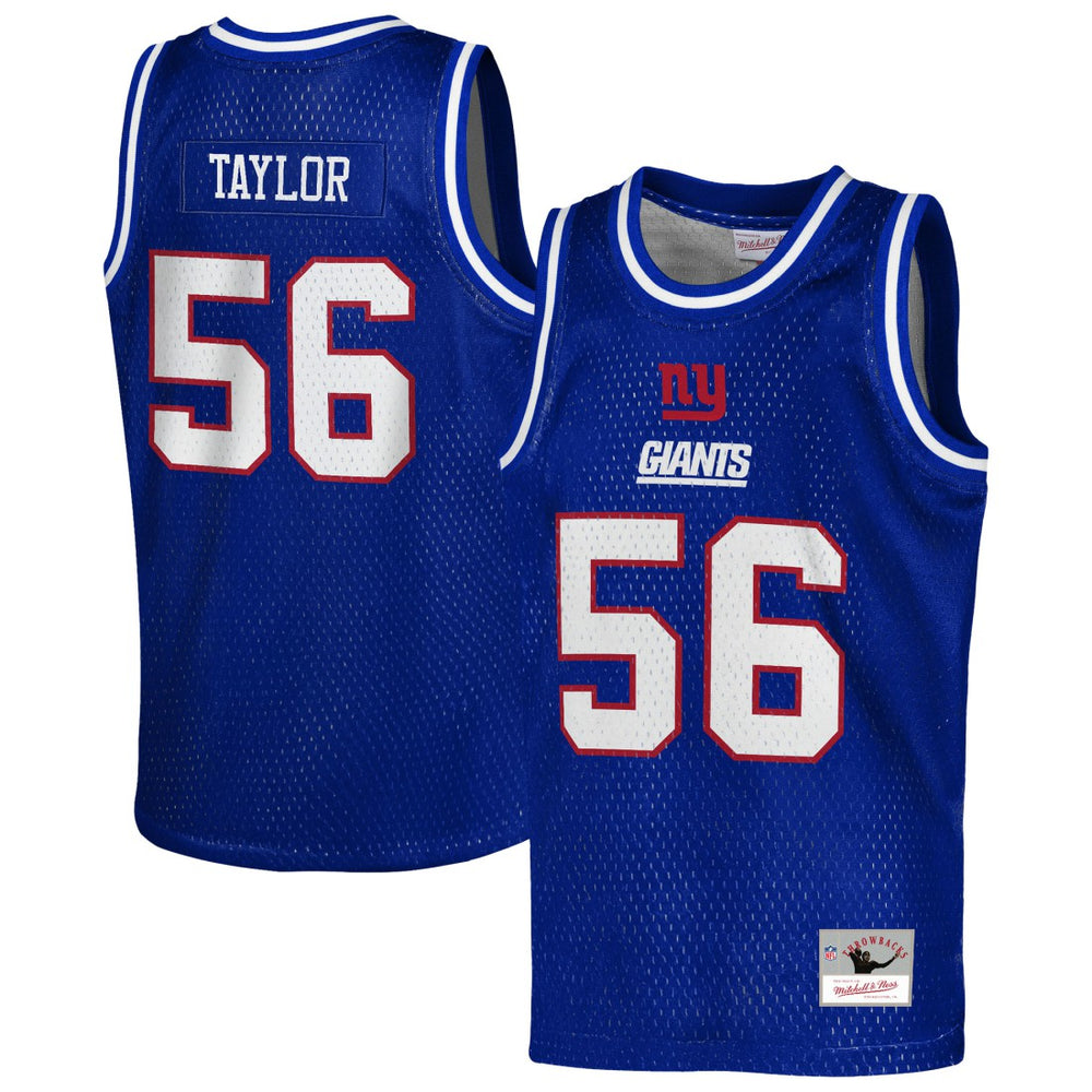 Lawrence Taylor  Youth Retired Player NFL Basketball Fashion Jersey - New York Giants Jerseys