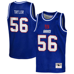 Lawrence Taylor  Youth Retired Player NFL Basketball Fashion Jersey - New York Giants Jerseys
