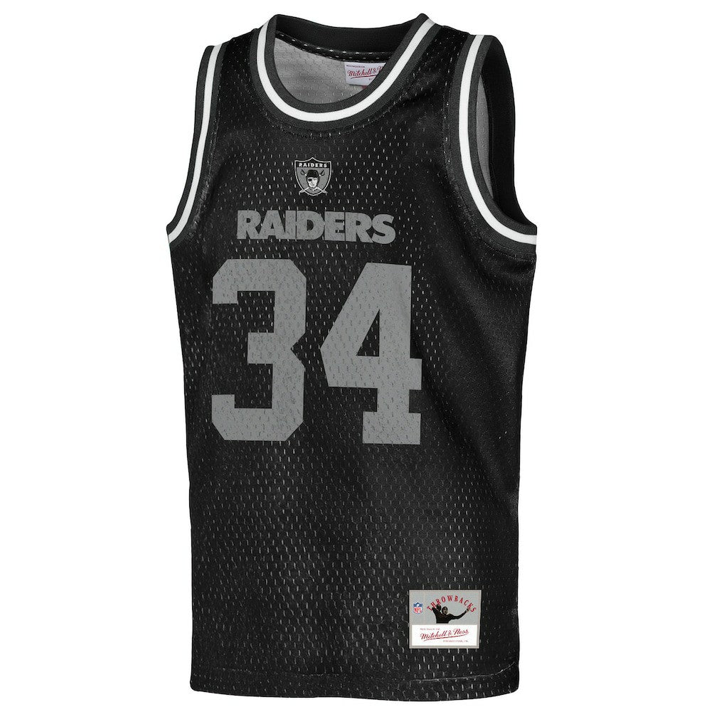 Bo Jackson  Youth Retired Player NFL Basketball Fashion Jersey - Las Vegas Raiders Jerseys