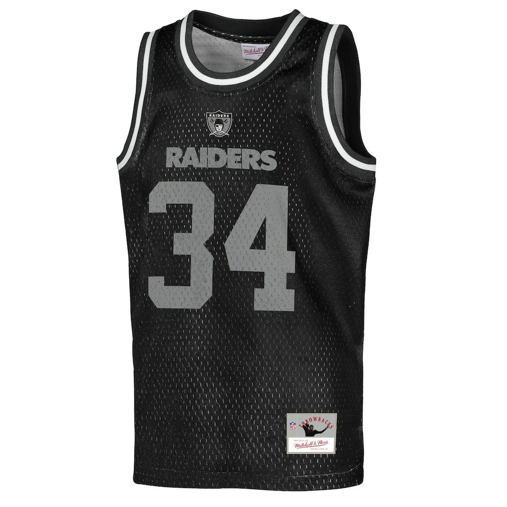 Bo Jackson  Youth Retired Player NFL Basketball Fashion Jersey - Las Vegas Raiders Jerseys