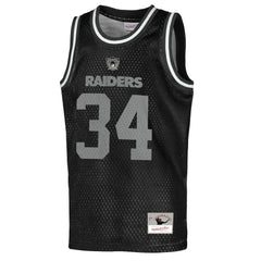 Bo Jackson  Youth Retired Player NFL Basketball Fashion Jersey - Las Vegas Raiders Jerseys