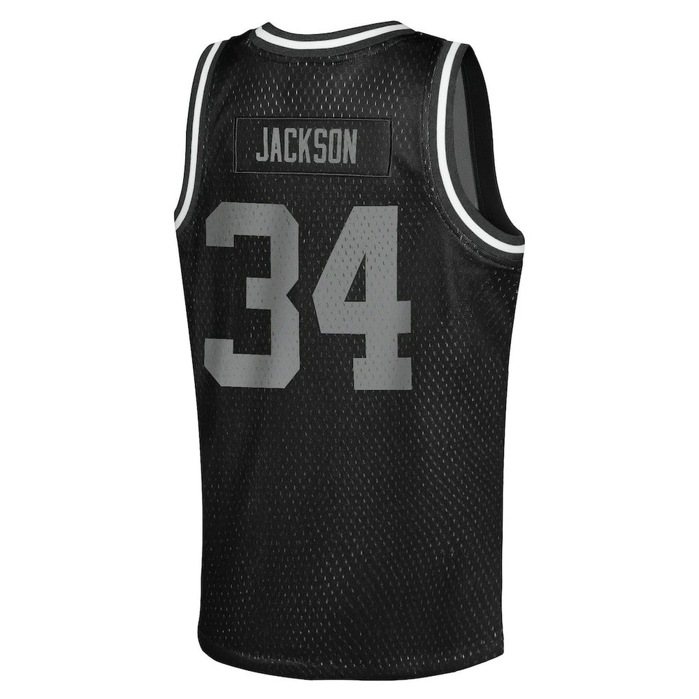 Bo Jackson  Youth Retired Player NFL Basketball Fashion Jersey - Las Vegas Raiders Jerseys