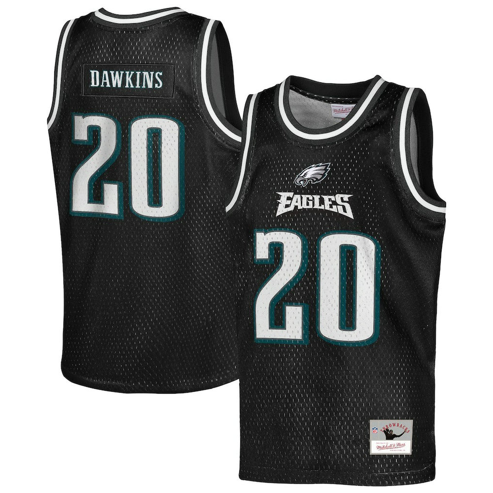 Brian Dawkins  Youth Retired Player NFL Basketball Fashion Jersey - Philadelphia Eagles Jerseys