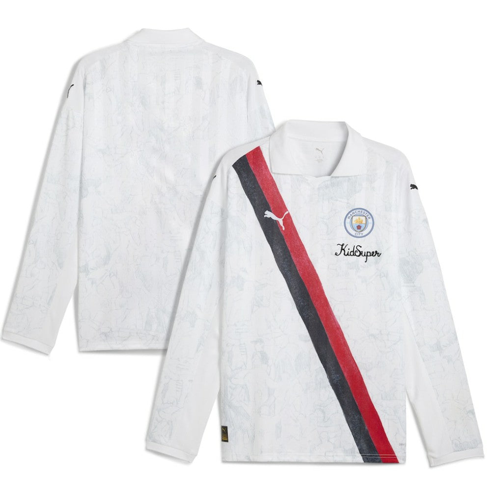 Manchester City x KidSuper 2025 FIFA Club World Cup Retro Long Sleeve T-Shirt