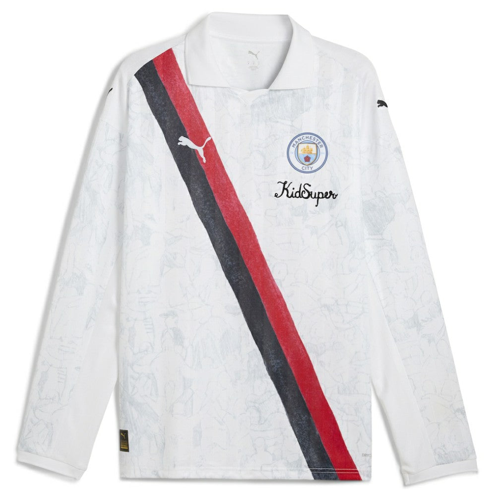 Manchester City x KidSuper 2025 FIFA Club World Cup Retro Long Sleeve T-Shirt