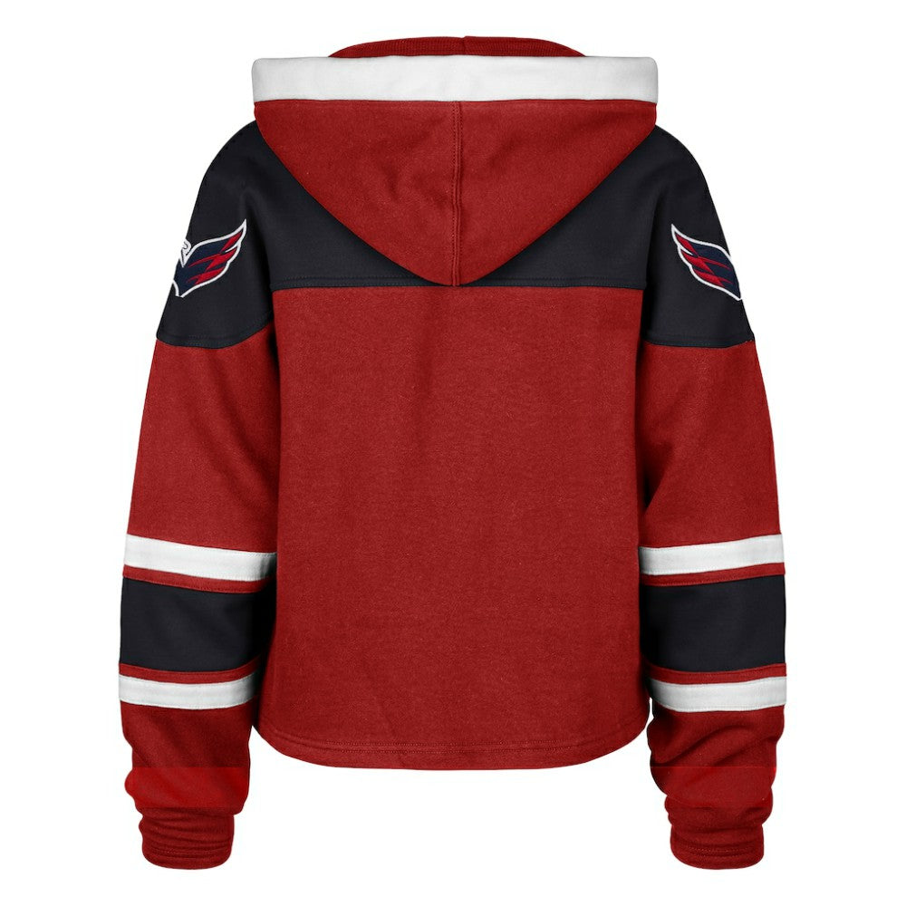 NHL Washington Capitals '47 Women's Cropped Lacer Hoodie