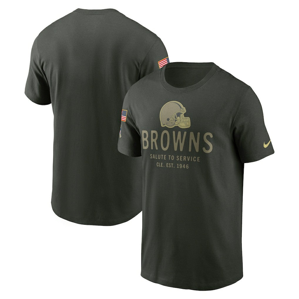 2025 Salute to Service Sideline Primary Edge Dri-FIT T-Shirt - Cleveland Browns T-shirts