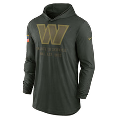 2025 Salute to Service Sideline Dri-FIT Lightweight Hooded Pullover - Washington Commanders Pullover