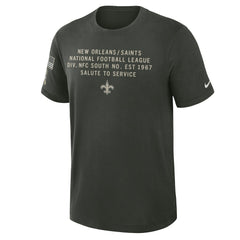 2025 Salute to Service Sideline Slub Dri-FIT T-Shirt - New Orleans Saints T-shirts
