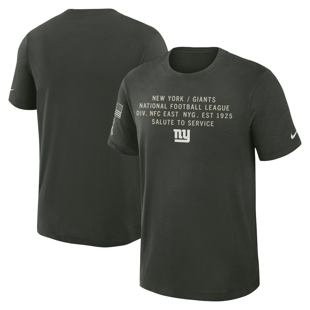 2025 Salute to Service Sideline Slub Dri-FIT T-Shirt - New York Giants T-shirts