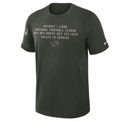 2025 Salute to Service Sideline Slub Dri-FIT T-Shirt - Detroit Lions T-shirts