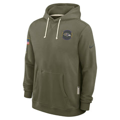 2025 Salute to Service Sideline Standard Issue Dri-FIT Hoodie - Baltimore Ravens Hoodies
