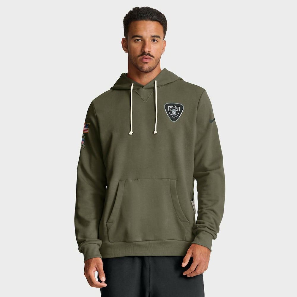 2025 Salute to Service Sideline Standard Issue Dri-FIT Hoodie - Las Vegas Raiders Hoodies