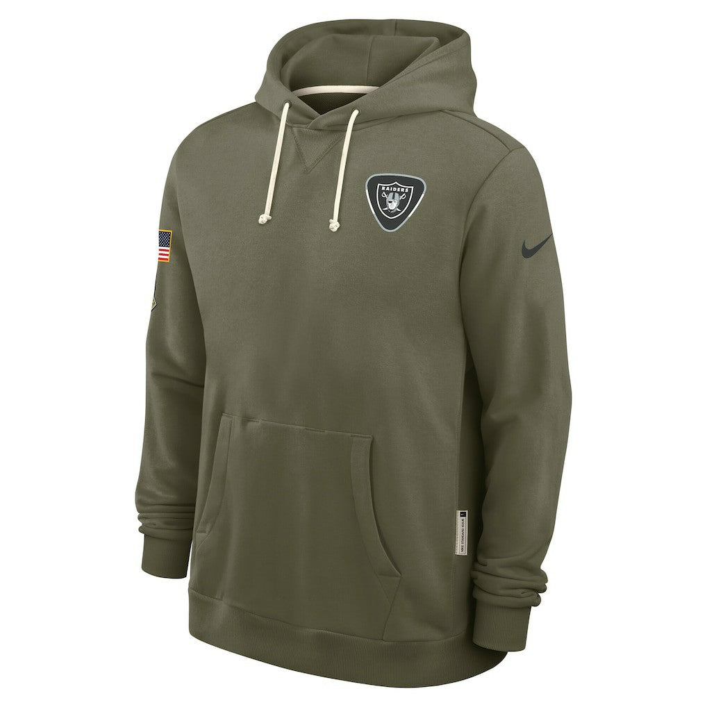2025 Salute to Service Sideline Standard Issue Dri-FIT Hoodie - Las Vegas Raiders Hoodies