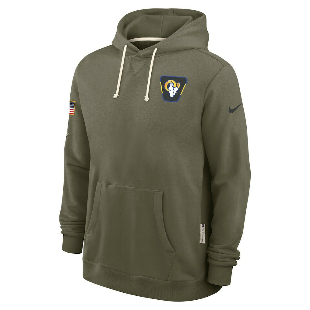 2025 Salute to Service Sideline Standard Issue Dri-FIT Hoodie - Los Angeles Rams Hoodies