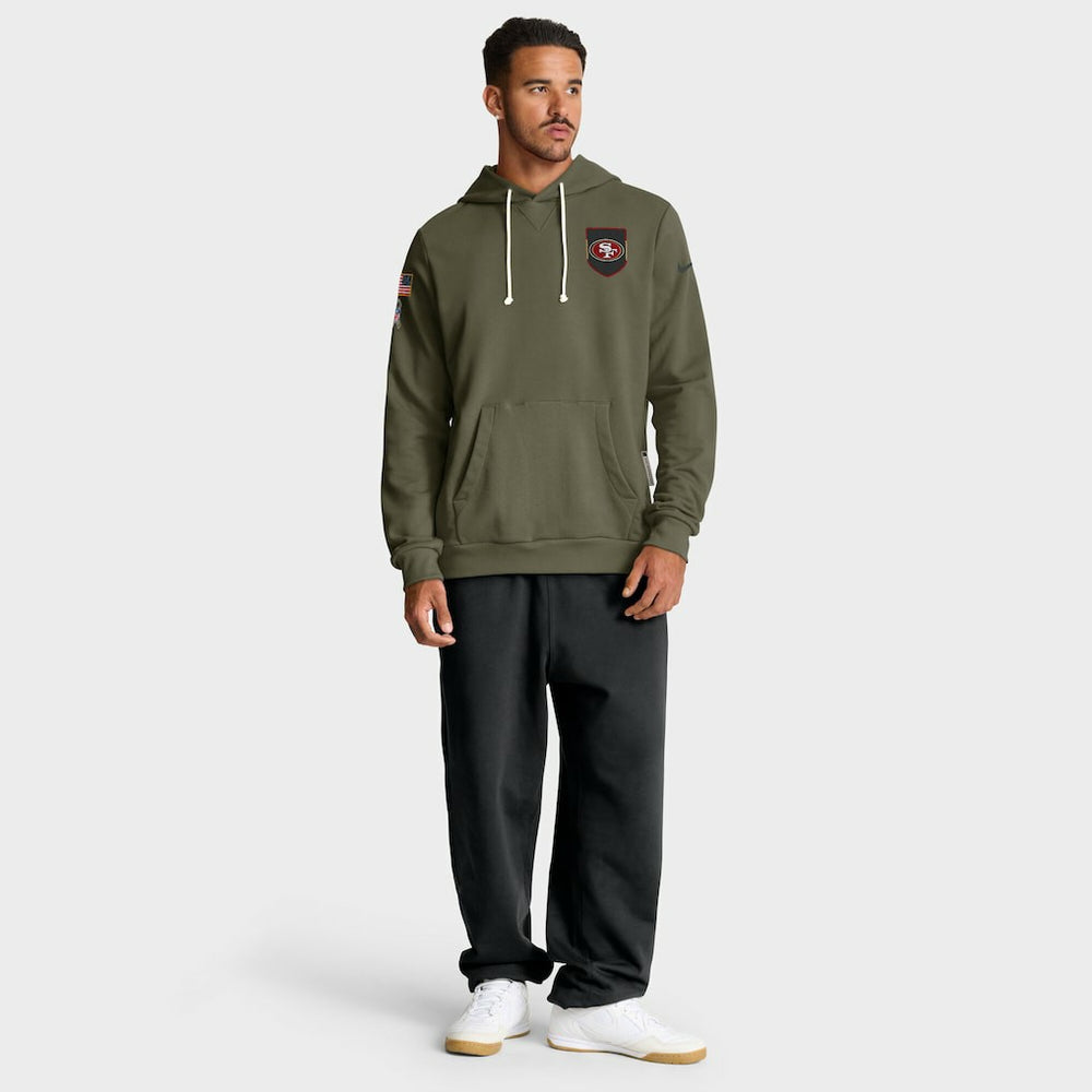 2025 Salute to Service Sideline Standard Issue Dri-FIT Hoodie - San Francisco 49ers Hoodies