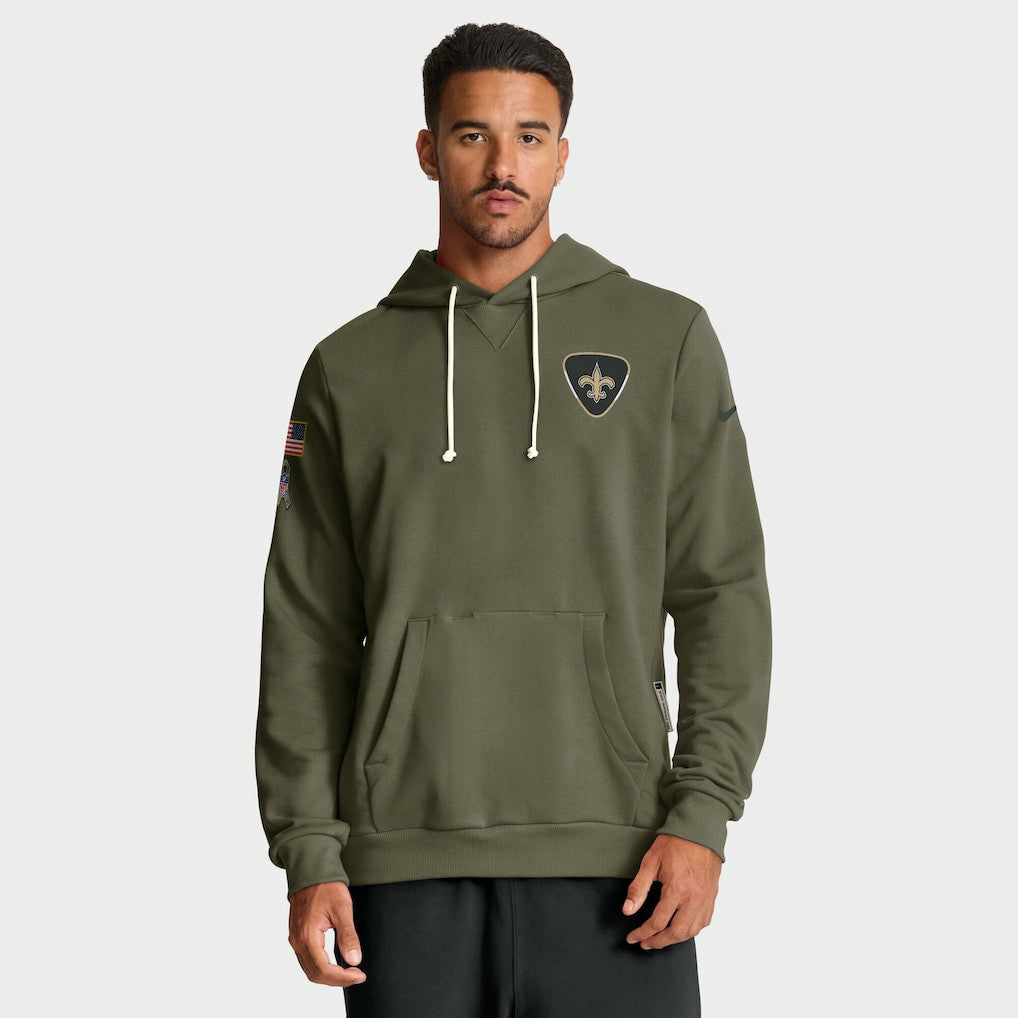 2025 Salute to Service Sideline Standard Issue Dri-FIT Hoodie - New Orleans Saints Hoodies