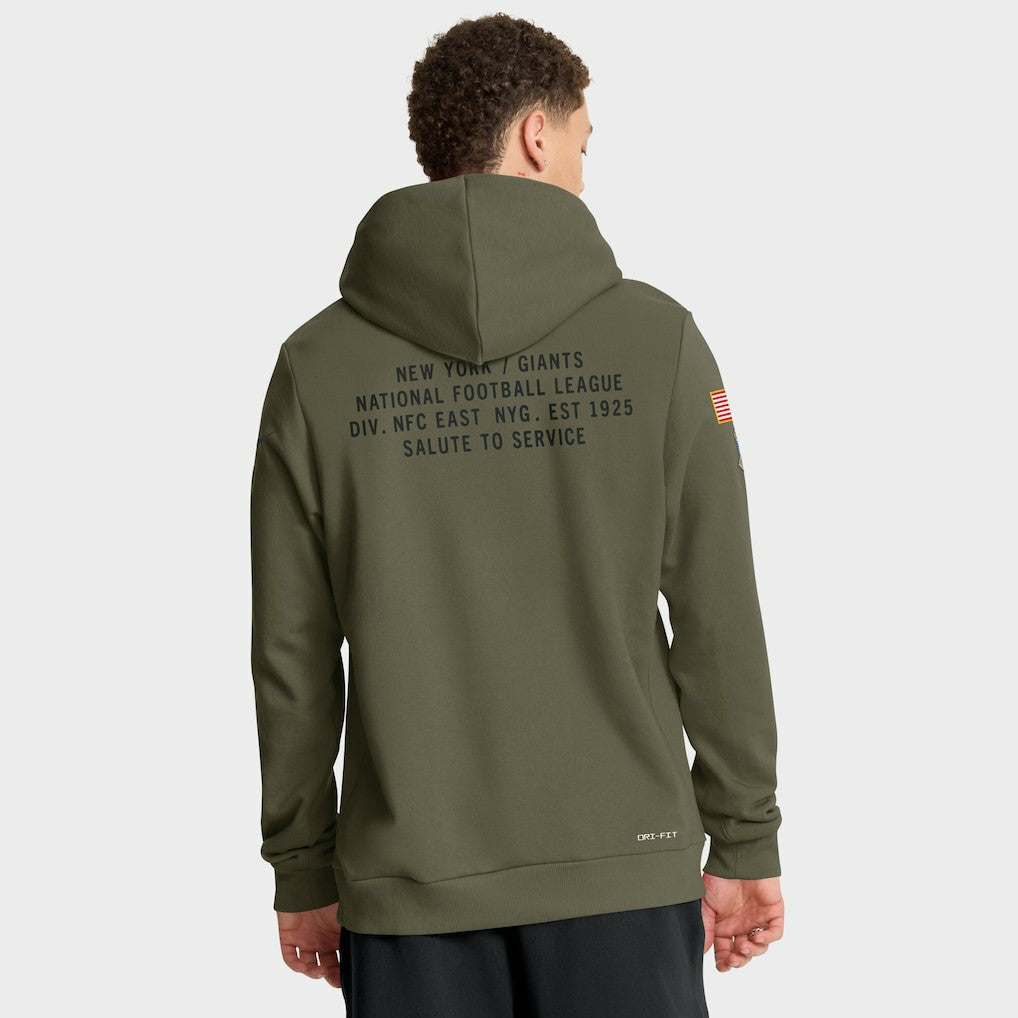 2025 Salute to Service Sideline Standard Issue Dri-FIT Hoodie - New York Giants Hoodies