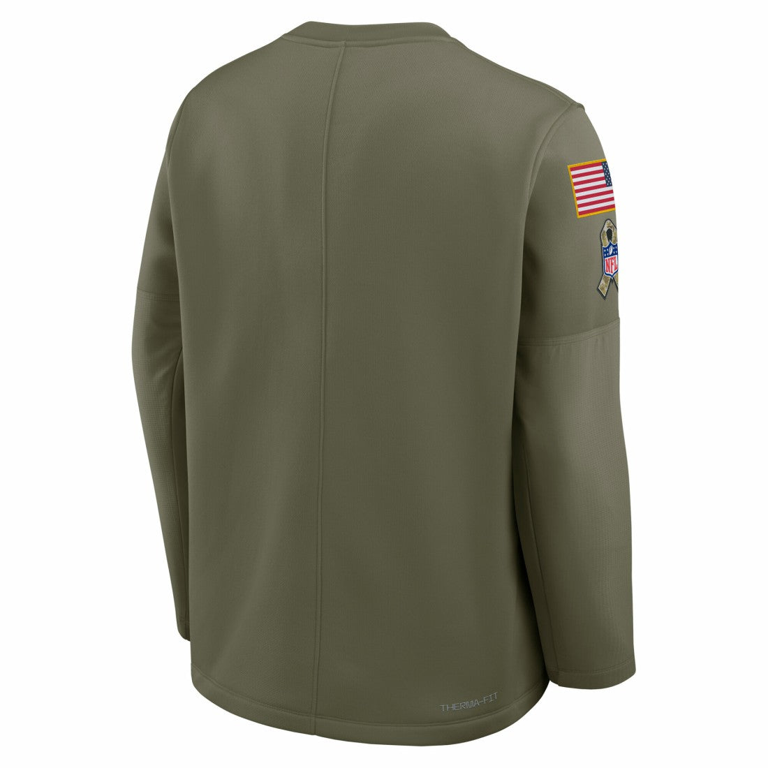 2025 Salute to Service Sideline Coaches Therma-FIT Long Sleeve Shirt - Detroit Lions