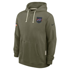 Big & Tall 2025 Salute to Service Sideline Dominant Force Dri-FIT Hoodie - Buffalo Bills Hoodies