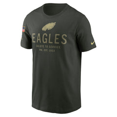 Big & Tall 2025 Salute to Service Sideline Edge Dri-FIT T-Shirt - Philadelphia Eagles T-shirts