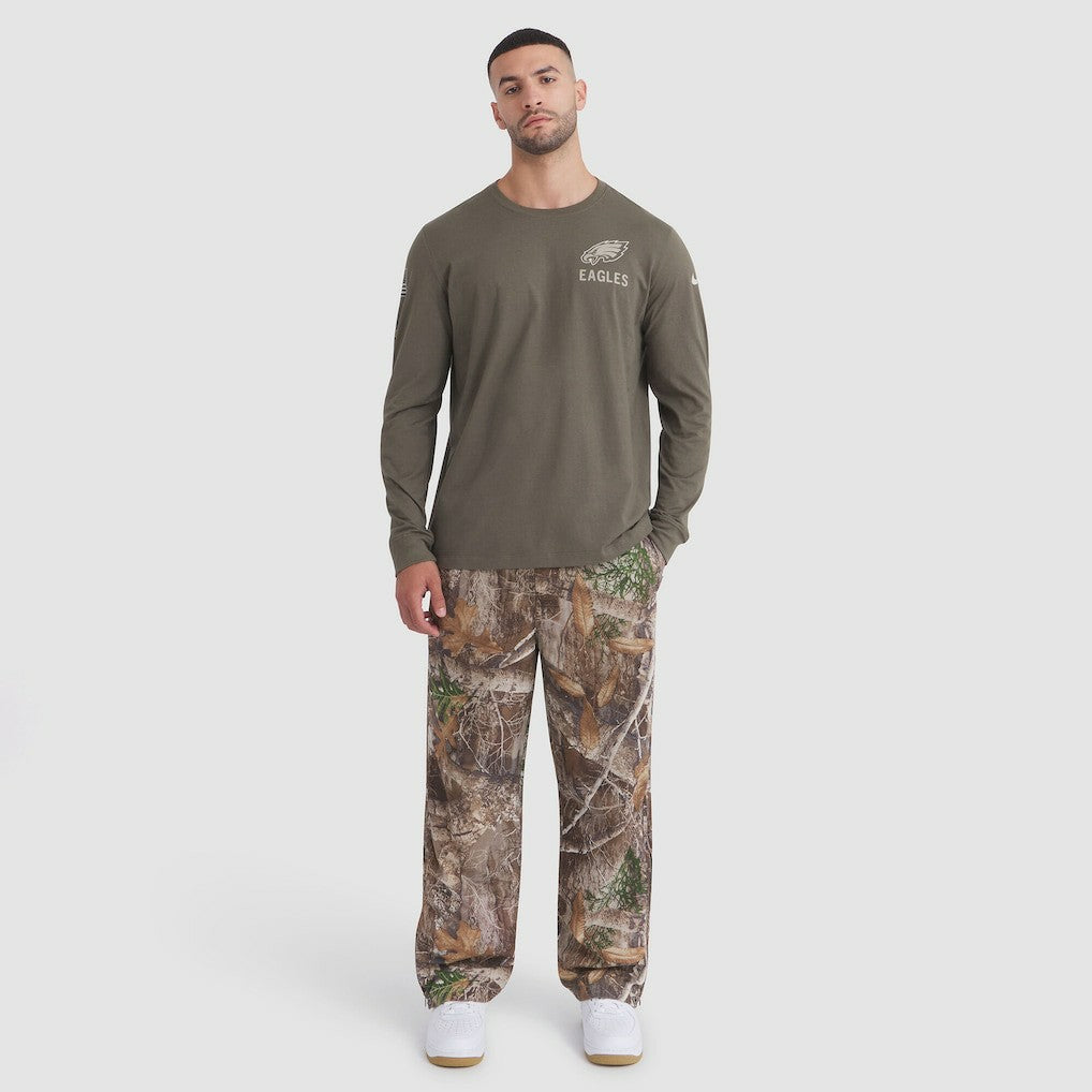 2025 Salute to Service Sideline Long Sleeve T-Shirt - Philadelphia Eagles T-shirts