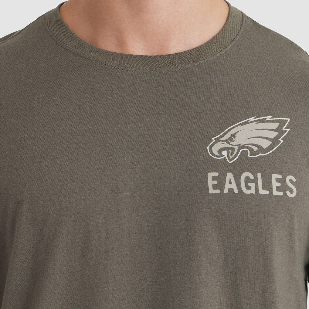 2025 Salute to Service Sideline Long Sleeve T-Shirt - Philadelphia Eagles T-shirts