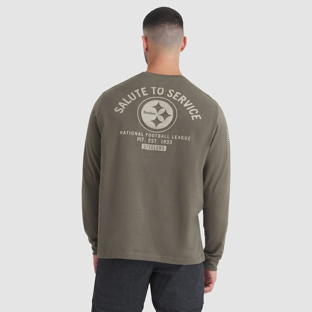 2025 Salute to Service Sideline Long Sleeve T-Shirt - Pittsburgh Steelers T-shirts