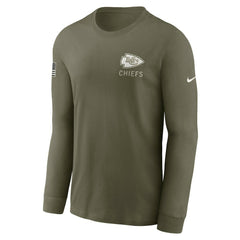 2025 Salute to Service Sideline Long Sleeve T-Shirt - Kansas City Chiefs T-shirts