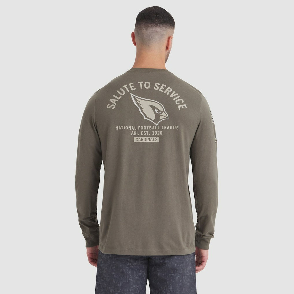 2025 Salute to Service Sideline Long Sleeve T-Shirt - Arizona Cardinals T-shirts