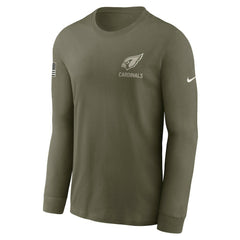 2025 Salute to Service Sideline Long Sleeve T-Shirt - Arizona Cardinals T-shirts