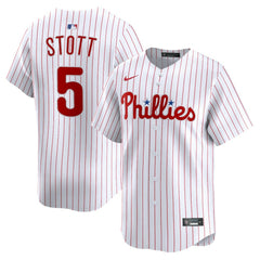 White Bryson Stott Philadelphia Phillies Nike Home Limited Player Jersey