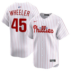 White Zack Wheeler Philadelphia Phillies Nike Home Limited Player Jersey