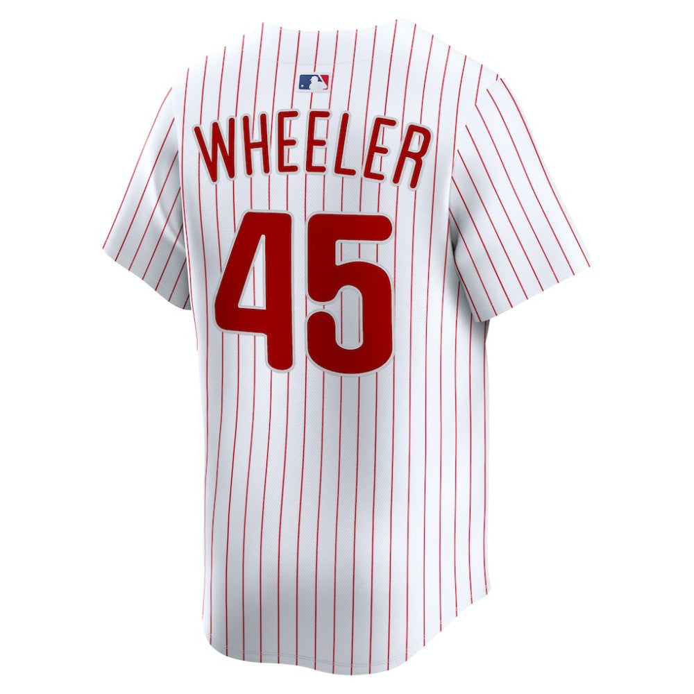 White Zack Wheeler Philadelphia Phillies Nike Home Limited Player Jersey