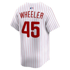 White Zack Wheeler Philadelphia Phillies Nike Home Limited Player Jersey