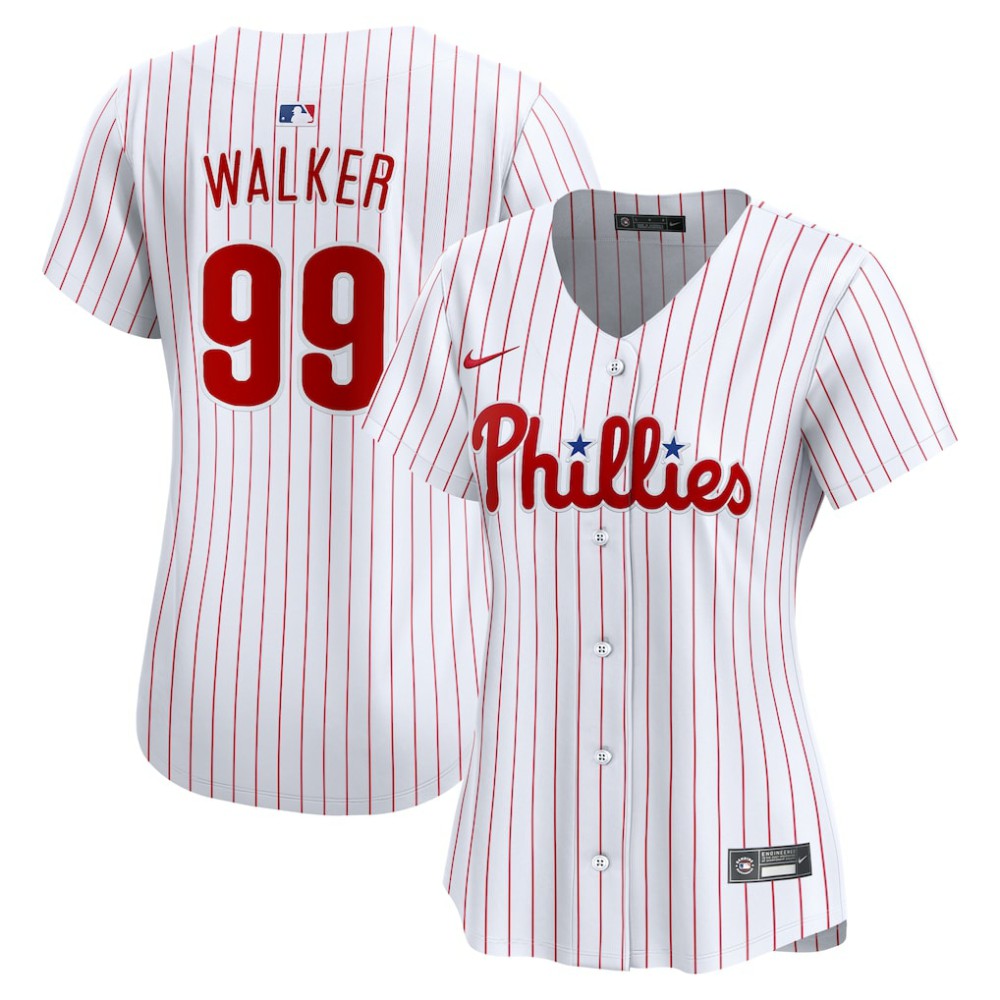White Taijuan Walker Philadelphia Phillies Nike Women's Home Limited Player Jersey