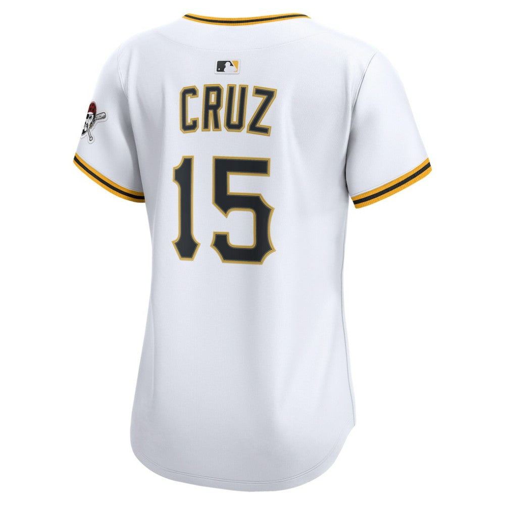 White Oneil Cruz Pittsburgh Pirates Nike Women's Home Limited Player Jersey