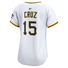 White Oneil Cruz Pittsburgh Pirates Nike Women's Home Limited Player Jersey