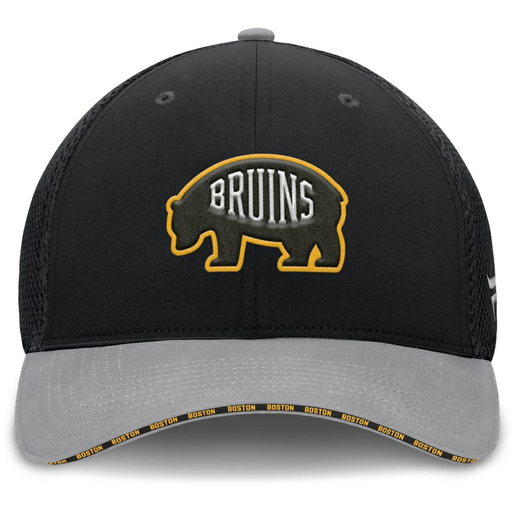 NHL Boston Bruins Fanatics Fundamentals Span Flex Hat
