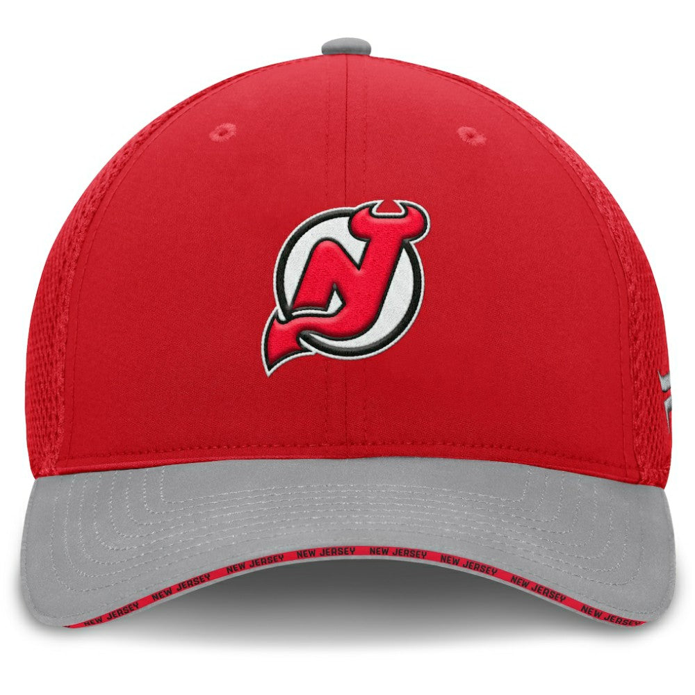 NHL New Jersey Devils Fanatics Fundamentals Span Flex Hat