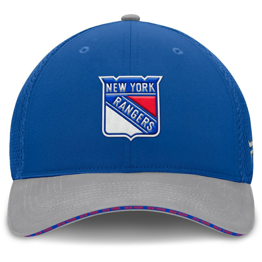 NHL New York Rangers Fanatics Fundamentals Span Flex Hat