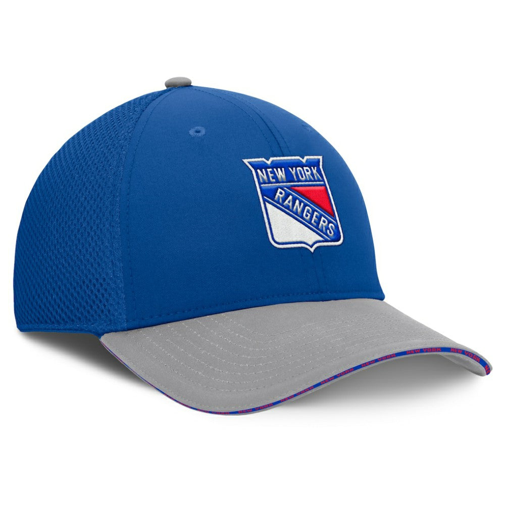 NHL New York Rangers Fanatics Fundamentals Span Flex Hat