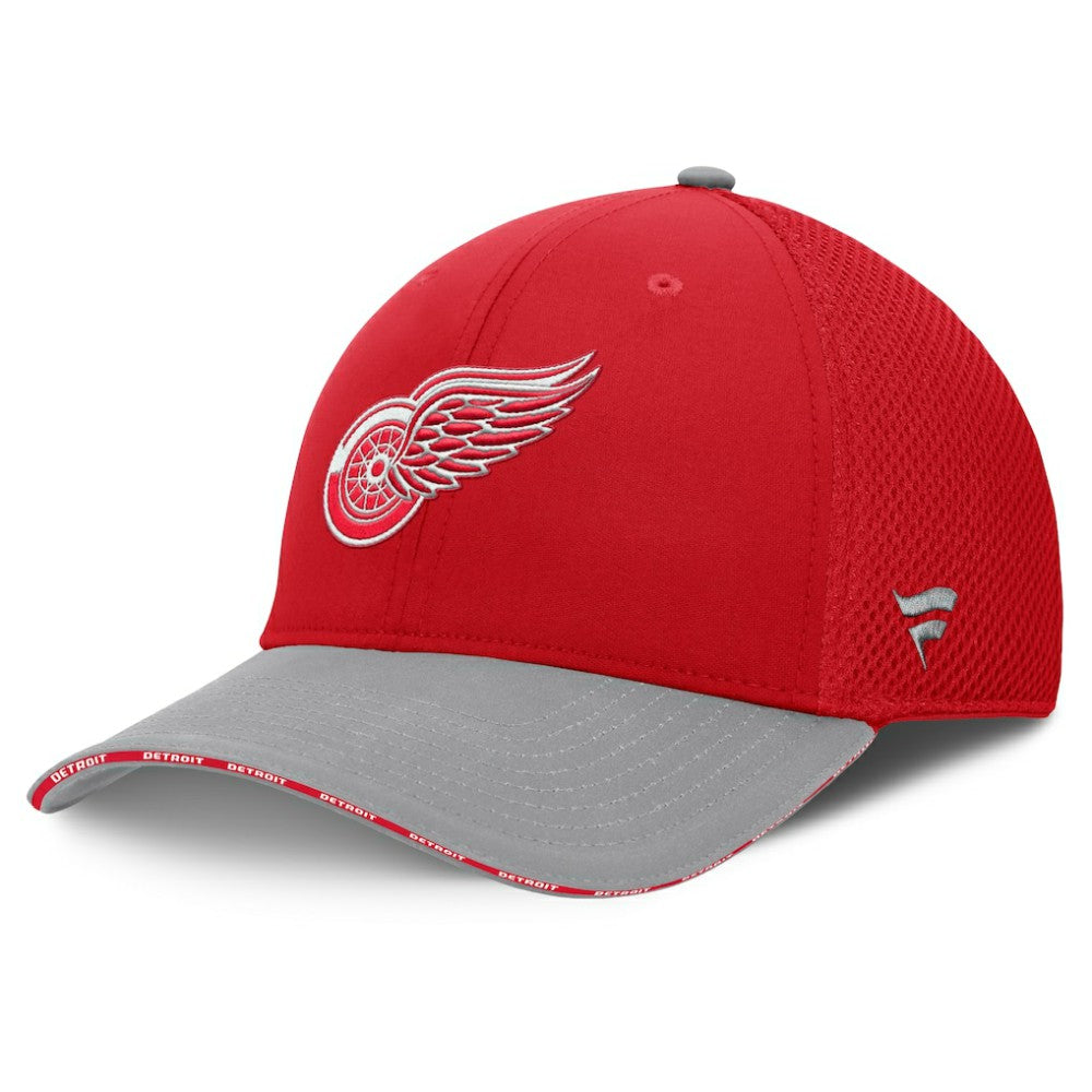 NHL Detroit Red Wings Fanatics Fundamentals Span Flex Hat